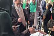 بازدید نماینده ولی فقیه در استان کرمانشاه و هیئت همراه از موکب کنگاور
