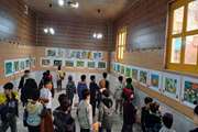 برپایی نمایشگاه آثار برگزیده‌ دهمین دوسالانه‌ هنرهای تجسمی کانون کرمانشاه