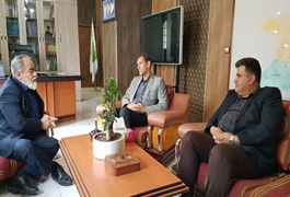 دیدار مشاور فرهنگی استاندار با مدیرکل کانون کرمانشاه