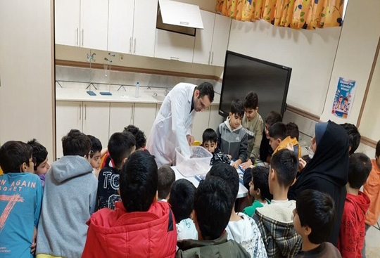 دانش‌آموزان کرمانشاهی در مرکز شماره ۴ کانون با دنیای نجوم و علم آشنا شدند